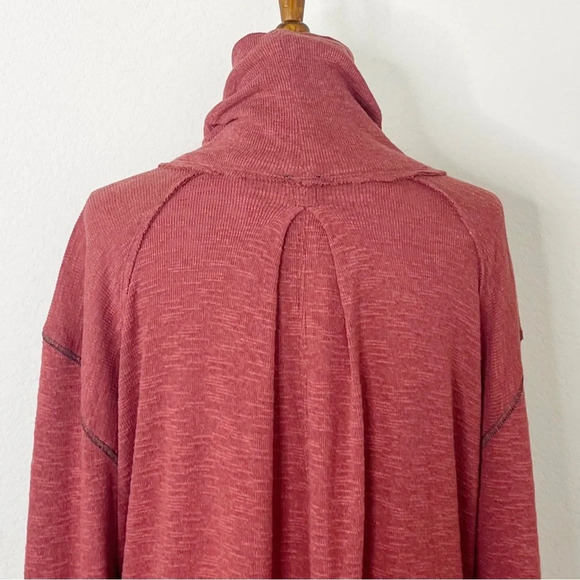 Free People We the Free Split Back Turtleneck
Long Sleeve in Burnt Orange - Picture 11 of 15